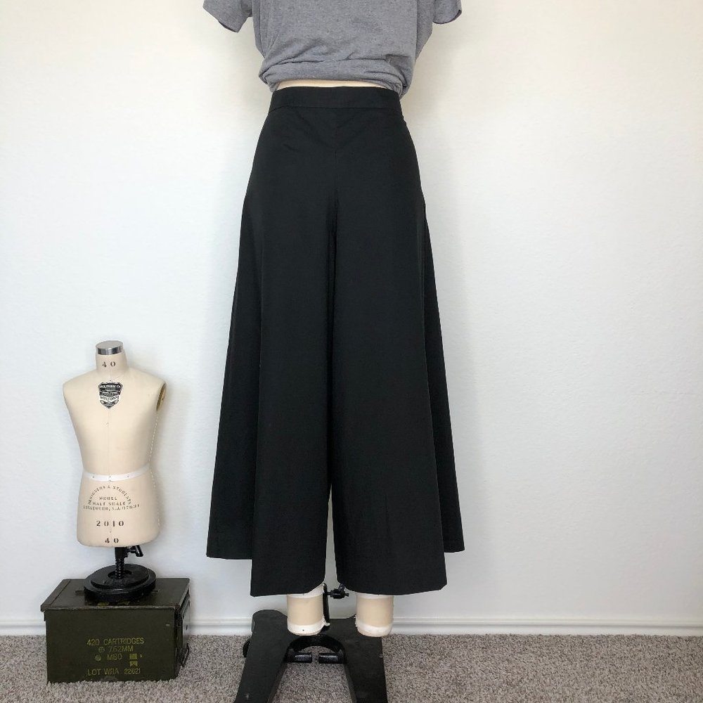 COS Pleated Wide Leg Cropped Culottes - Picture 4 of 8